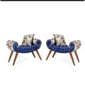 Telephone Puffy Chairs Two New Modern Design, Room, Diningroom, Office, Guest Room.. 