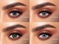 DAHAB Contact Lenses Multi Color Eye Lens Soft Eye Lenses with Solution High Quality (Select Desire Color Before Add to Cart). 