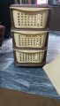 3 Drawers- Fruit Basket- Vegetables bucket- Storage Box- Decorative Box Plastic Cabinet - Three Portions Kids Draws- Kitchen Cabinet Box - Girls makeup organizer- Cosmetics box- Things saver Portable Foldable Toys Box Multipurpose. 