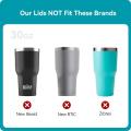 Tumbler Cover Lids Easy Clean Travel Tumbler Lid 30 Oz Compatible Replacement Lids Spill Proof Adventure Quencher Lids. 