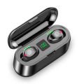 Topewon F9 Wireless Earphone IPX7 Waterproof Earbuds LED Display Built In HD Mic Headphone with 2000mAh Power. 