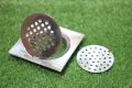 Floor Drain Cover 6 Inch Size, Drain Grate, Floor Waste Grille, Drain Strainer, Floor Grate Cover, Drain Cover Plate, Floor drain cover, Bathroom floor grating, Stainless steel floor drain, Shower drain cover, Floor waste grate, Square drain cover. 