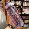 Motivational Water Bottle with Straw With Lid Sports Water Bottles 2 Liter, Unbreakable Shaker with Portable Wide Mouth,Travel Bottle, Large Capacity.... 