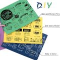 A4 100 sheets  (computer Sheets) Coloured Card A4 Pack Assorted Bright Multi Colour Cutting Paper for Crafting school, university copy title. 