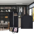 Tuxedo Garment Bag Travel Garment Bag with 2 Pockets Dust-proof Closet Storage for Suits Dresses Coats Home Travel Organizer. 