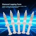 5pc/set Diamond Grinding Polishing Paste Lapping Compound Grit W0.5-W40 320~10000 Abrasive Paste. 