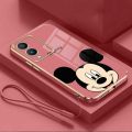 Vivo Y17s Y17 Y12 Y15 Y11 Y19 Lovely Mickey Mouse 6D Plating Square Edges Case Exquisite Soft Casing Cover. 