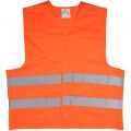 Safety Jacket / Safety Vests - Yellow / Orange  Reflective Strips  High Visibility  Traffic Jacket. 
