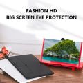 Mobile Phone Screen Magnifier 3D HD Visual Effects Screen Amplifier Foldable Stand for Movies Videos and Gaming, Supports All Smartphone’s. 