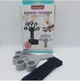 Finger Exerciser Hand Gripper & Forearm Strengthener - Silicone Finger Resistance Band, Wrist Extensor Trainer for Finger Strength, Guitar Players, Rock Climbing, Gym Fitness Workout & Physical Therapy. 