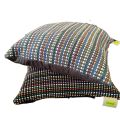 Relaxsit Bunti Handmade Floor Cushions For Sitting - Multi-Color - Large Floor Cushion for setting, Square floor cushion, Handwoven Floor Cushion, Soft Cotton Floor Cushion, comfortable floor cushion. - Dimensions: 28" x 28" x 6 to 8". 