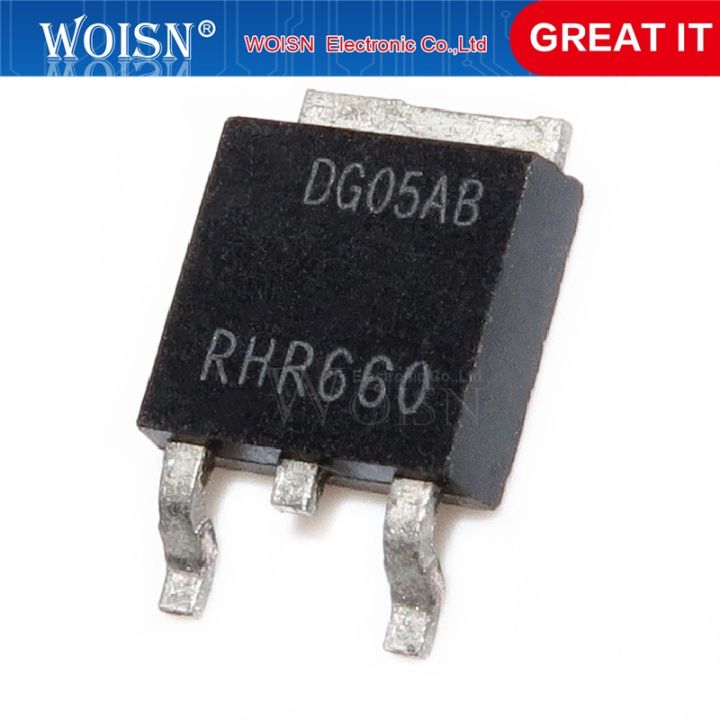 5 pcs/lot RHR660 RHRD660 TO-252 600V 6A In Stock