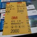 3pc 2000 Grit Sandpaper Waterproof Abrasive Paper. 