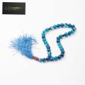 Blue Aqeeq Prayer 33 Beads 10mm  Tasbeeh | Zikr Tasbeeh | Prayer Beads. 