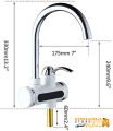 Buy Tank-less Electric Hot Water Online Heater Faucet Kitchen Instant Heating Tap Water With Led. 