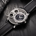 V8 Cool Men's Silicone Band Bolts Round Dial Sports Analog Quartz Wrist Watch. 