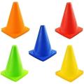 6 inch Multipurpose Training Cones Football Basketball, Soft & Durable Traffic Cone for Safety, Agility, Soccer, Football & Other Activities, 6 Inch Sport Football Training Maker Bucket Traffic Cone Triangular Marker Obstacle Training Cone. 