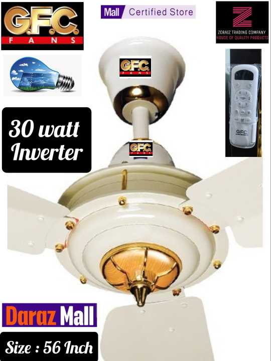 GFC Ceiling 30 watt inverter 56 inch copper
