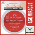 MALAMAH DR BLUSH AGE MIRACLE WHITE PERFECT NIGHT BEAUTY VITAMIN C CREAM FOR ADVANCE FACE FRESHNESS, FRECKLES, ANTI WRINKLES, ANTI AGING, DARK CIRCLES, DEEP SKIN TREATMENT AND ULTRA HD GLOW, ACTIVE SKIN TIGHTNINGS INGREDIENTS INTENSIVE EFFECTS 50G. 