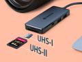 Transcend HUB5C 6-in-1 USB 3.1 Gen 2 Type-C Hub with Memory card Reader, Charging port and USB Ports. 