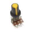 10K Ohm Potentiometer variable resistor with knob. 