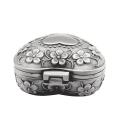 Classic Vintage Antique Heart Shape Jewelry Box Ring Small Trinket Storage Organizer Chest Christmas Gift,galactic. 