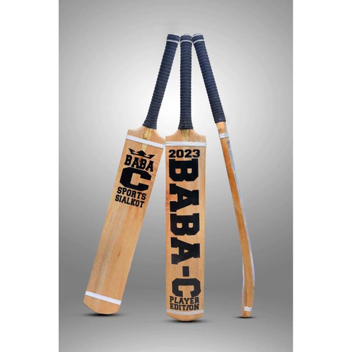 Tape Ball Cricket Bat 100% orignal Coconut Wood Srilankan with Full Cane Handle Professional Bat by BABA-C