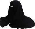 3 Layer Eyes Nakab Patti-Prayer Muslim Women Hijab Niqab Islamic Face cover Scarf Shawl. 