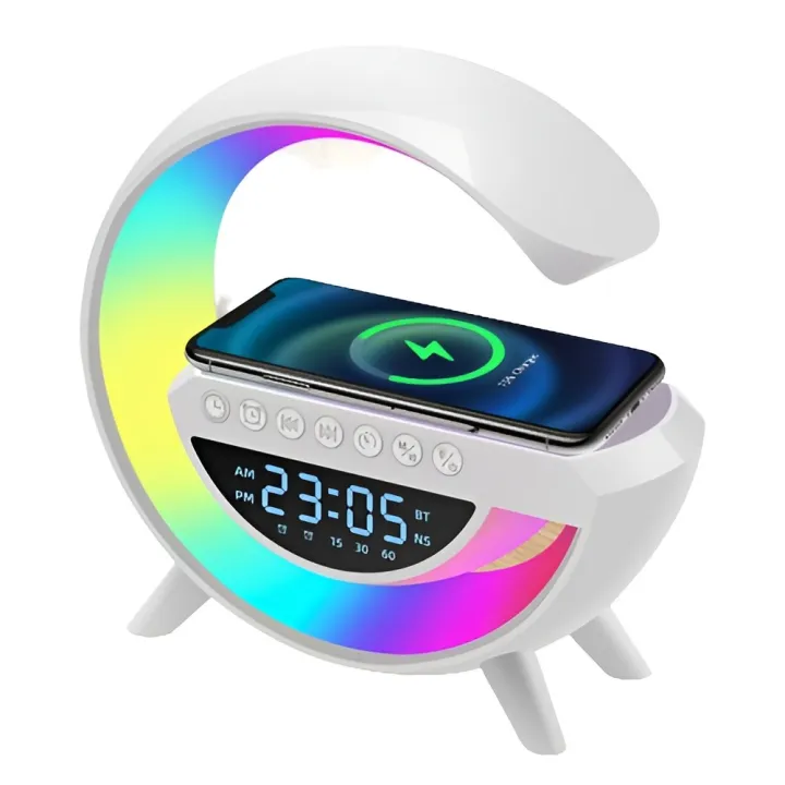 G-Lamp%20Bt-3401%20G-shape%20Multifunctional%20Lamp:%20Rgb%20Clock%20Lamp%20&%20Bluetooth%20Speaker%20With%20Wireless%20Charging%20-%20Image%203