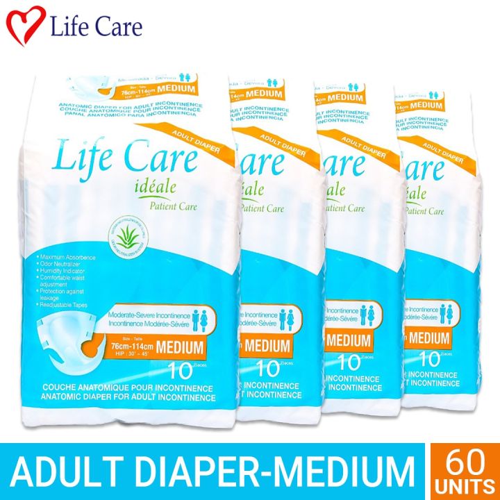 LifeCare%20Adult%20Patient%20Diapers%20Disposable%2060s%20Diapers%20-%20M%20Medium%20-%20Image%202