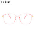 OQ BOGA 7 Colors Unisex Anti Blue Light Proof Radiation Square Frame Computer Glasses Women Men Eye Protection Rimless Eyewear. 