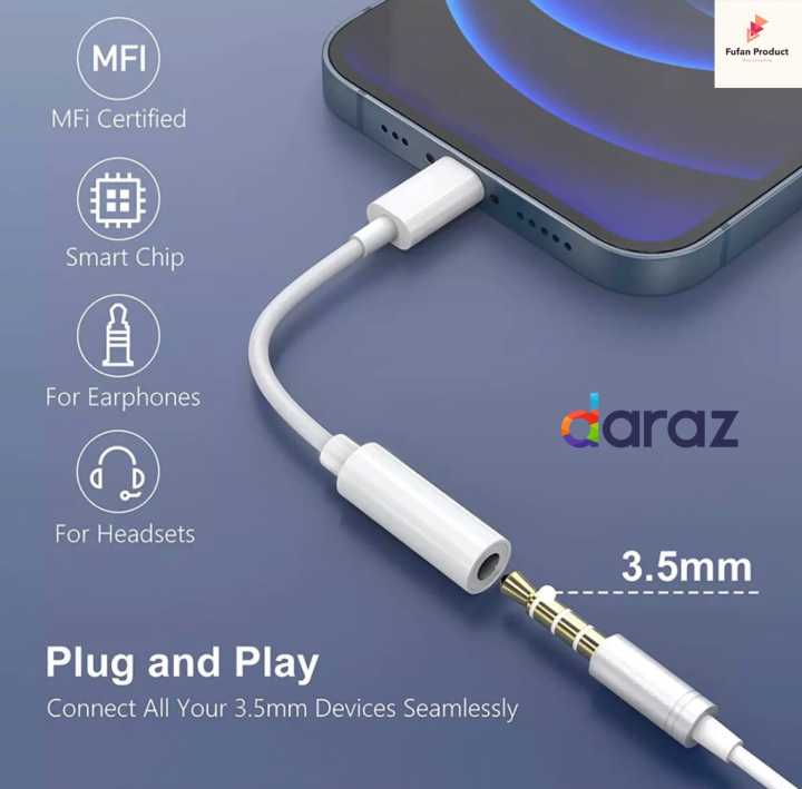 Apple%20Genuine%20Audio%20Headphone%20iPhone%20Converter%203.5mm%20Jack%20Adapter%20for%20iPhone%20Devices,%20Handsfree%20&%20Charger%20Connector,%20High%20Density,%20Plug%20and%20Play,%20Compatible%20with%20iPhone%20X,%208,%207,%206s,%20SE,%20iPad,%20iOS%2011%20plus%20-%20Image%207