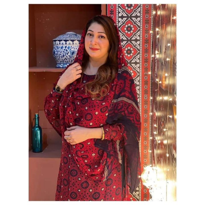 ajrak ladies dress Suit-3pc group:UV729
