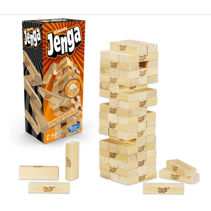 Wooden Blocks Gaming Jenga Tower Game - Wood Toy