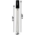 3 pcs 10ml empty Clear Glass Spray Pen for use Perfume for Essential Oil Transparent Glass Spray Bottles 10ml Tester pen refillable. 