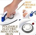 Mini iron 700W Mini Travel Portable handheld Foldable Electric Steam Iron l Portable Mini Travel Steam Iron Foldable l Mini iron for hajj and travelling. 