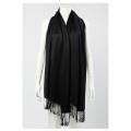 High Quality Black Shawl For Girls/Ladies Proper Size Ladies Shawl Soft & Comfortable-Durable Quality Black Shawl. 