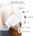 Apple HomeKit smart socket WiFi electrical outlets plug remote Siri voice control wall light switch smart home part high quality [ready stock]. 