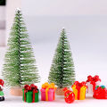 Miniature Pine Tree Vivid Wooden Bases Desktop Trees Decor. 