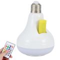 2-in-1 Smart LED Bulb + Bluetooth Speaker | RGB Light + Remote Control. 