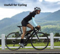 Free Size Two Pairs (4Pcs) Winter Protection Arm Sleeves Protects from Wind Dust During Driving or Traveling in Black and White. 