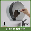 Bathroom large roll paper box wall-mounted hand drying tissue box toilet paper box bathroom toilet paper box hotel commercial. 