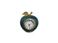 Marble Clock, Apple Clock, Clock, Mini Apple Clock, Marble Decoration Clock.. 