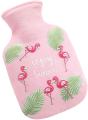 Hot Water Heating Pad Rubber Bag For Pain Relief Massage Hot Water Bag. 