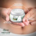 Biocos Stretch Mark Cream – Prevents & Reduces Stretch Marks, Restores Skin Moisture, Enhances Elasticity, Enriched with Cocoa Butter, Shea Butter, & Centella Asiatica - 44gm. 
