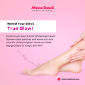 Moon Touch Hand & Foot Whitening Cream – Skin Brightening & Softening Formula – 100ml – For Men & Women – All Skin Types. 