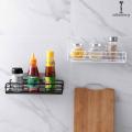 Wall Mounted Bathroom Kitchen Shelves Stainless Steel Shower Organizer Storage Shelf. 