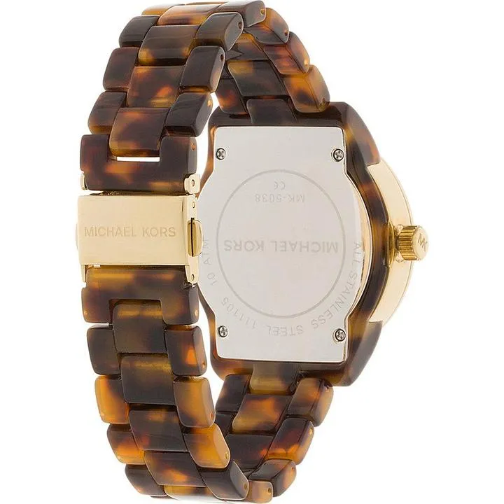 Michael Kors Mother Of Pearl Dial Tortoise shell Acrylic  display picture 2