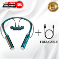 Neckband Magnetic Wireless Bluetooth Earphone / Sports Earphones / Bluetooth earphones / Headphones / Bass Earphones / Original Earphones / Cheap wireless earphones / M10 Wireless headphones. 