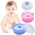 Baby Care Baby Puff Powder Box Container Talcum Powder Case with Fluff Puff. 
